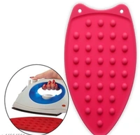 1 Pcs Silicone Iron Mat Pad | High Heat Resistant Iron Insulation Pad, 27x14 cm - 27x 14 cm, Silicon, Pack of1